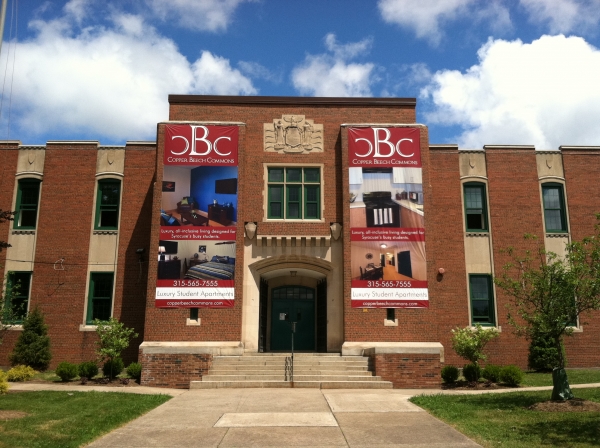 College banners, dorm banners, university banners :: Copper Beech Banners :: Syracuse, NY