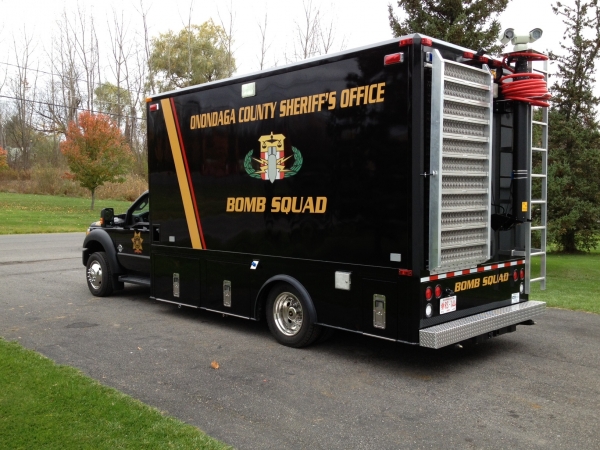 Onondaga County Sheriff Bomb Squad, reflective digital vehicle graphics :: Vehicle Graphics :: Liverpool, NY Syracuse, NY Central, NY Onondaga County